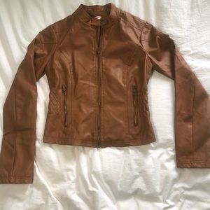 BONGO Brown Leather Jacket